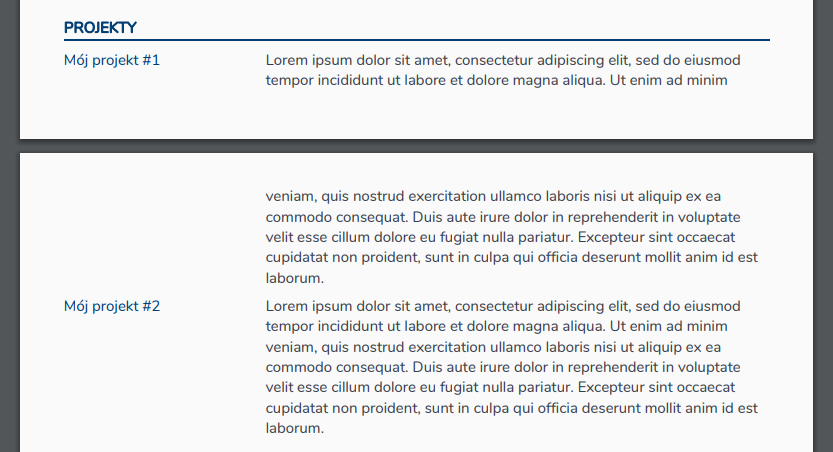 Nowości w kreatorze CV